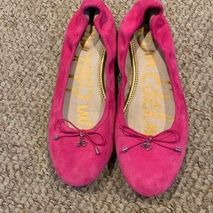 Sam Edelman Shoes - Sam Edelman Pink Ballet Flats - CLASSIC Sam Edelman Shoes - Sam Edelman Pink Ballet Flats - CLASSIC